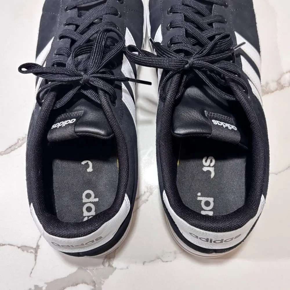 Adidas Daily 4.0 Men's Black and White Skateboarding Shoes Sneakers Size 13